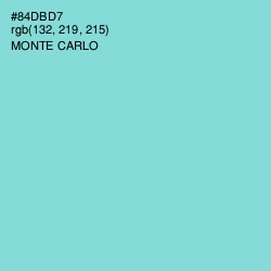 #84DBD7 - Monte Carlo Color Image